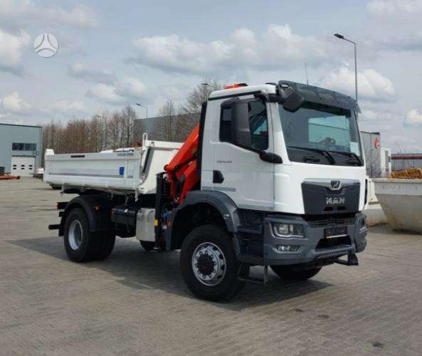 MAN TGM 18.320, dumpers with crane