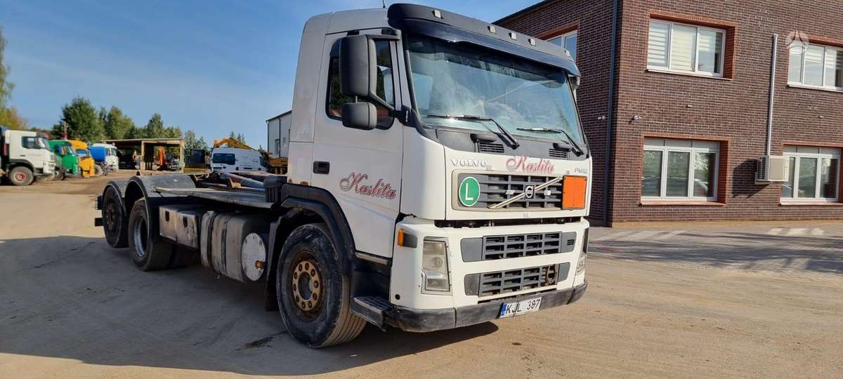 Volvo FM12, самосвалы с прицепoм