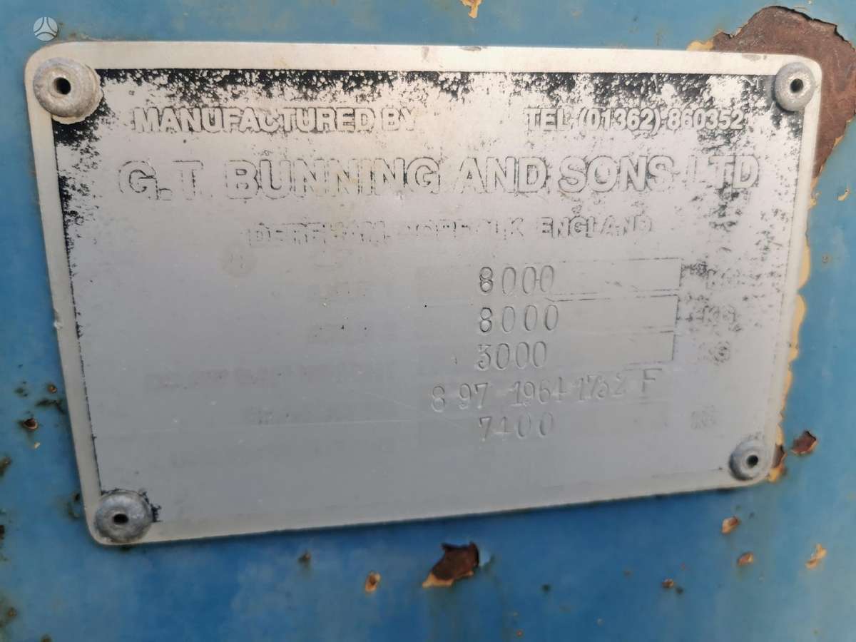 Bunning Siloso,žolės puspriekabė, trailers, semitrailers