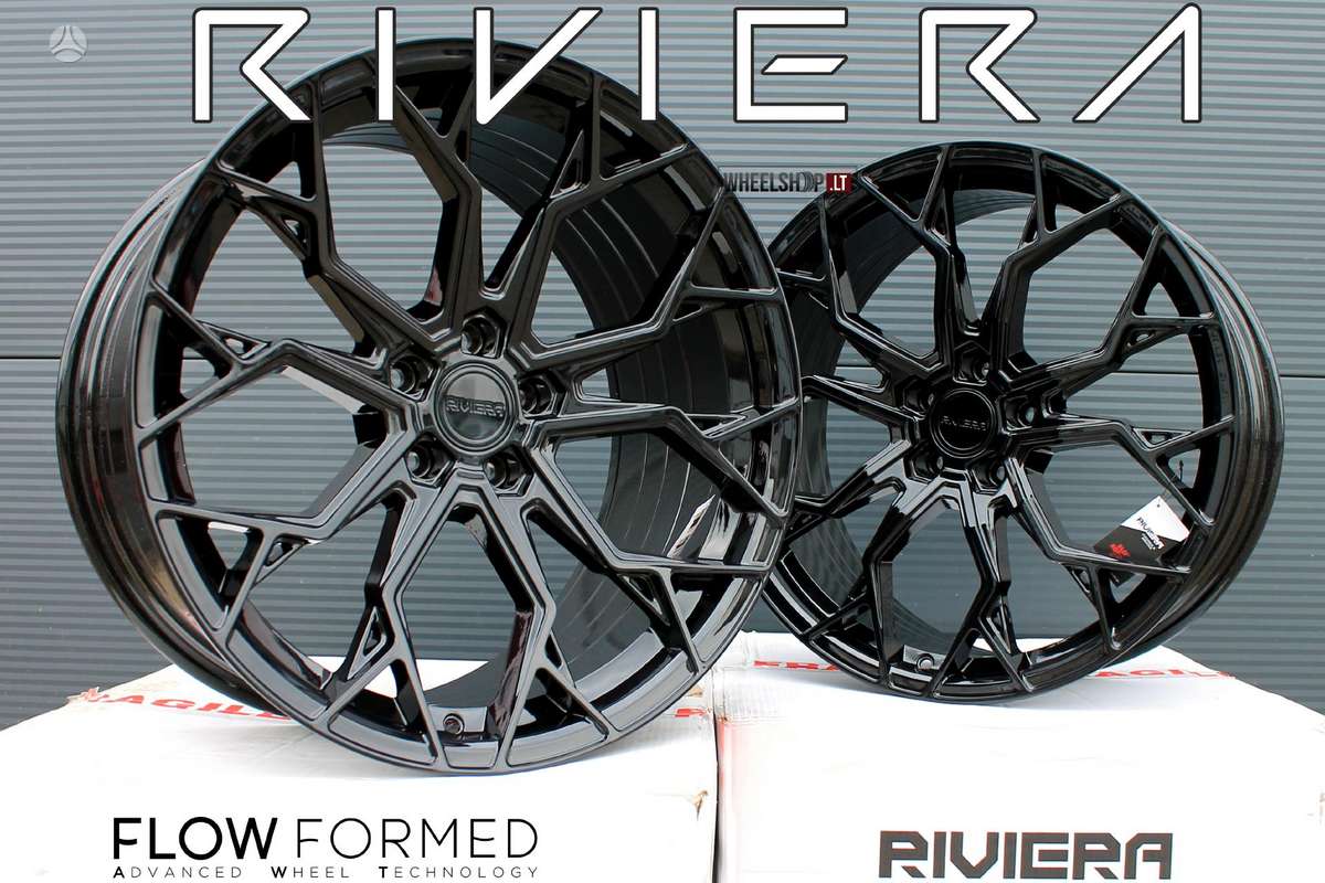 RIVIERA RF5 Gloss Black Flow Formed, light alloy, R22