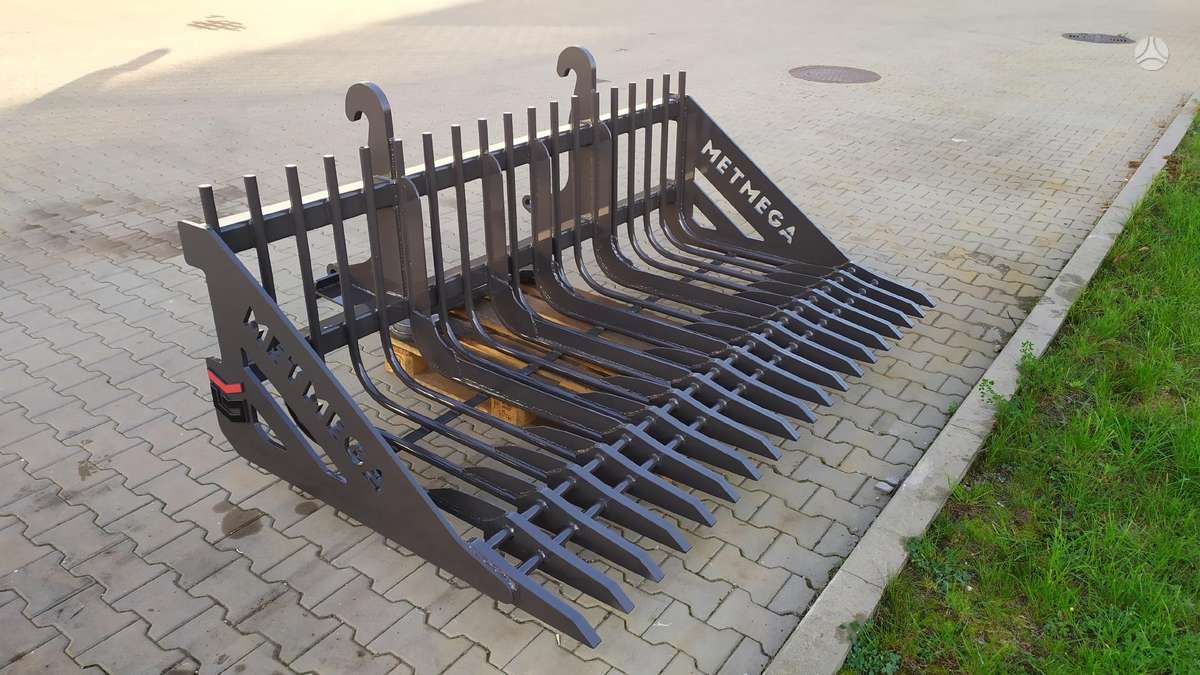 METMEGA Akmenų kaušas, krautuvai, keltuvai