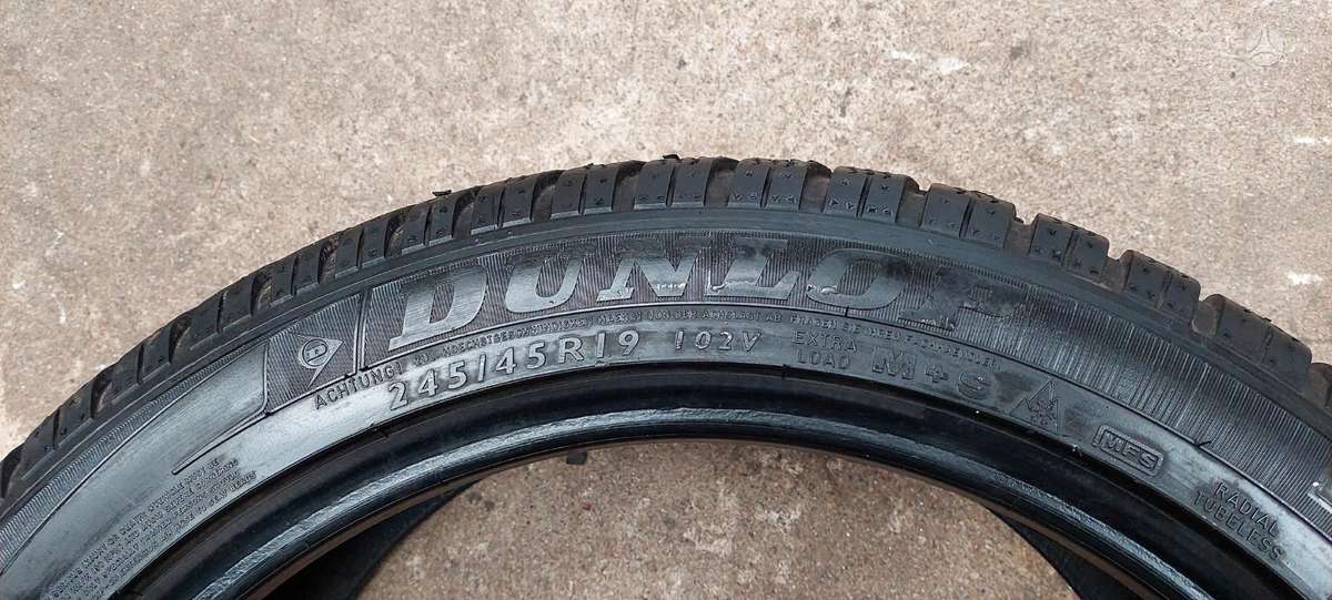 Dunlop, žieminės 245/45 R19
