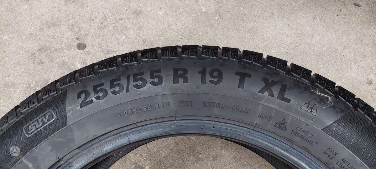 Continental, winter 255/55 R19