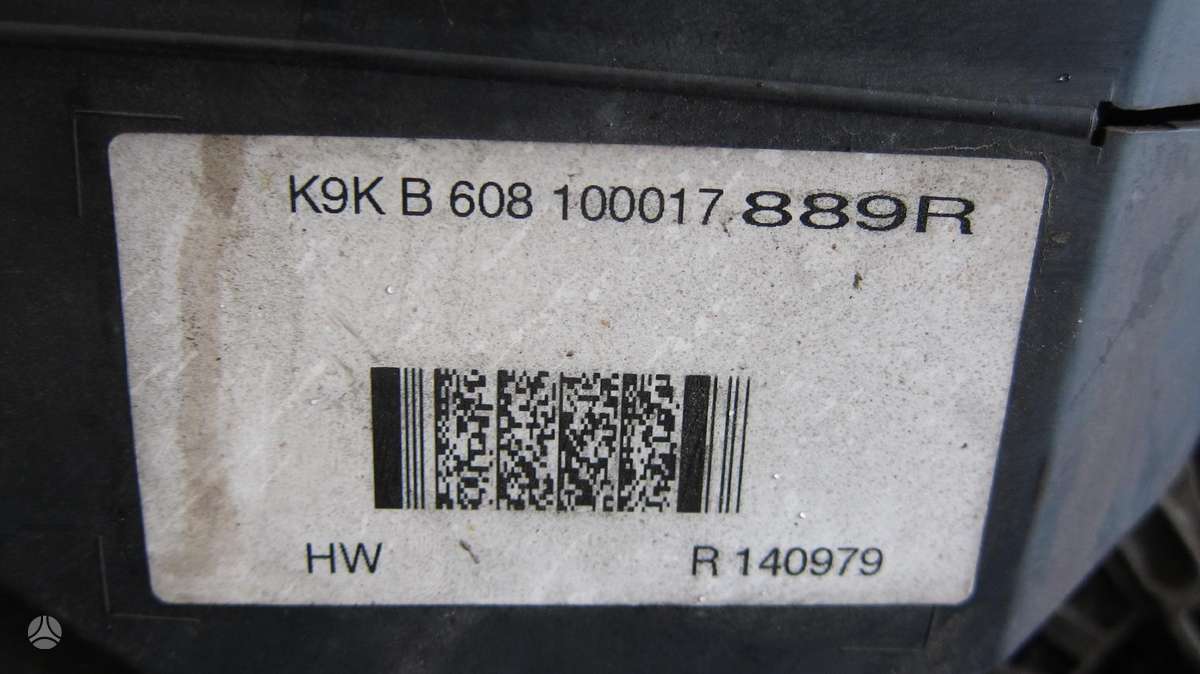 Renault Clio Variklio kodas k9k608