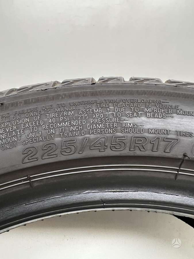 Bridgestone Turanza T005 95%, summer 225/45 R17