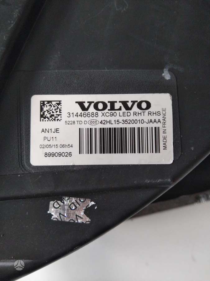 Volvo XC90 body parts