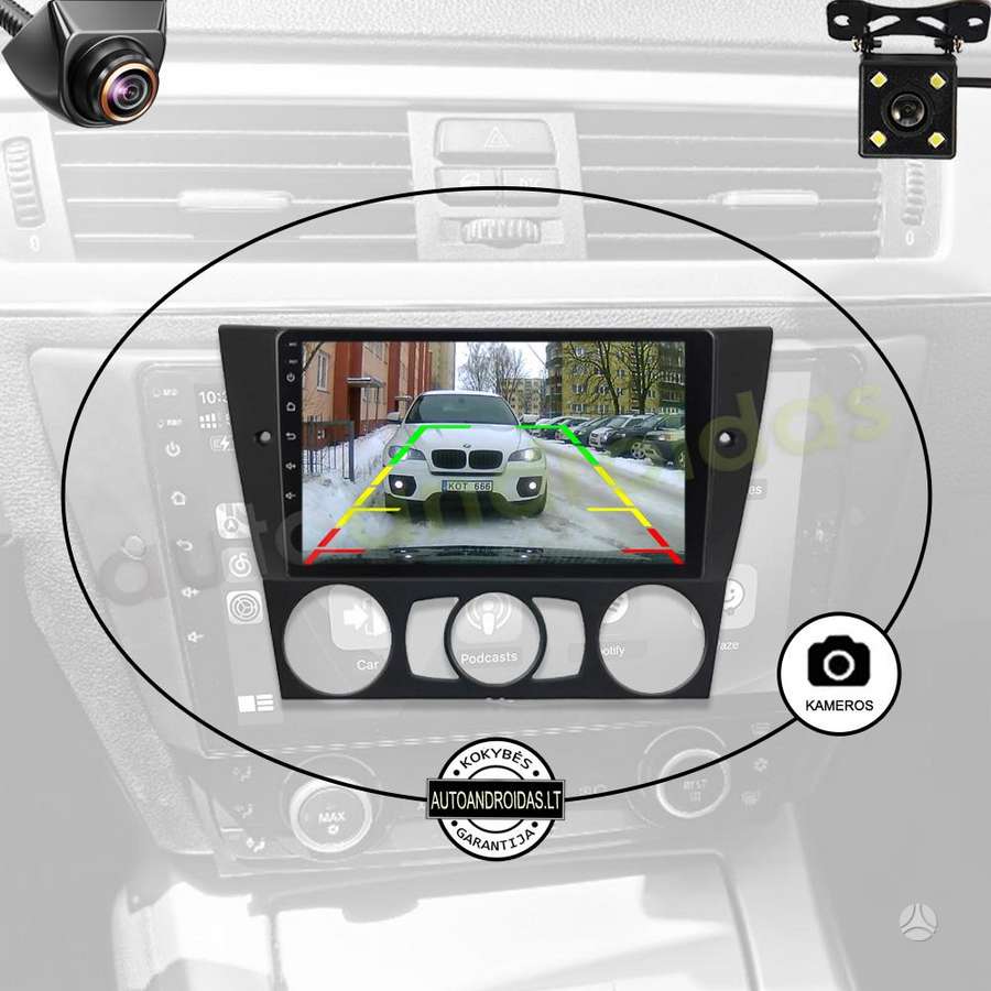 BMW BMW 3 E90 E91 E92 2004-13 Android multimedija automagnetola, multimedia and navigation