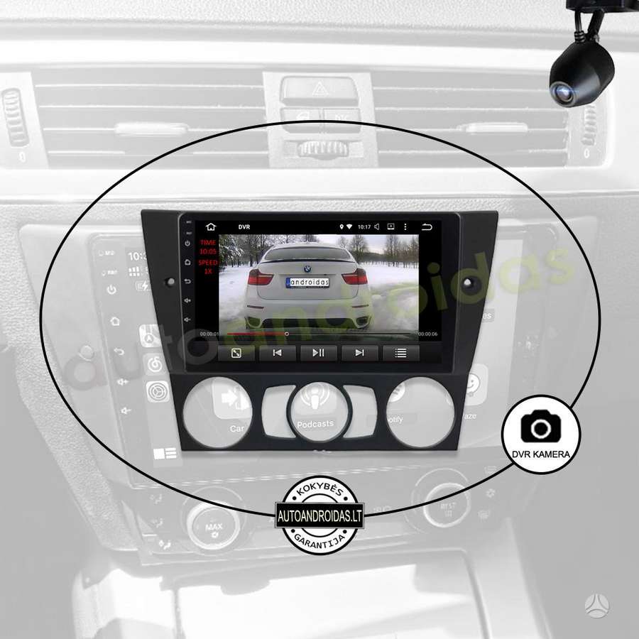BMW BMW 3 E90 E91 E92 2004-13 Android multimedija automagnetola, multimedia and navigation
