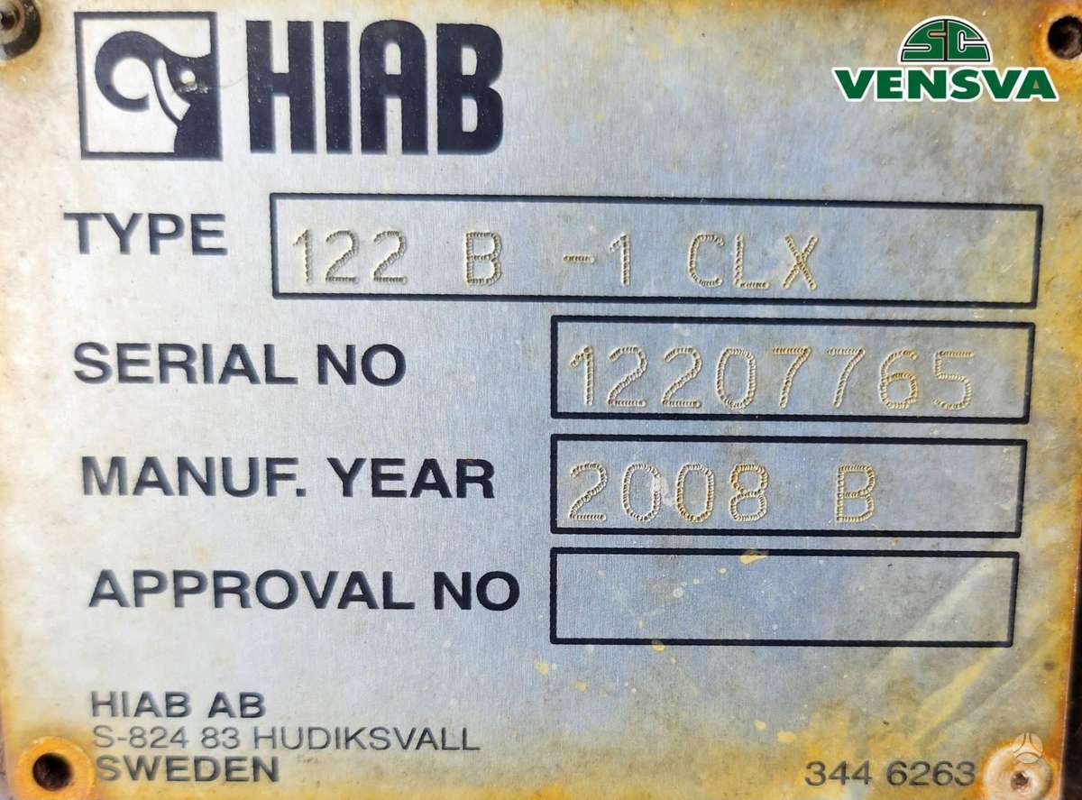 HIAB 122 B-1 CLX, cranes / grapples