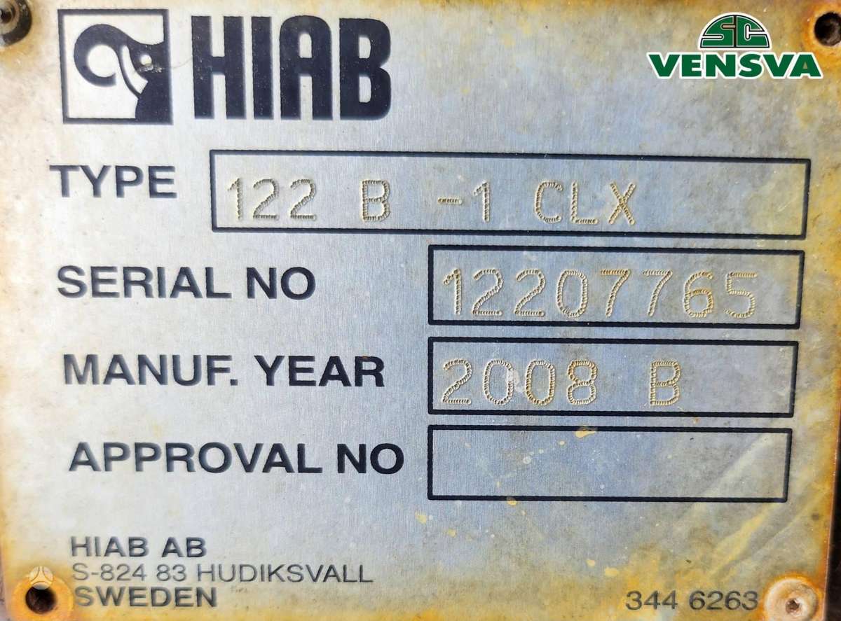 HIAB 122 B-1 CLX, краны / манипуляторы
