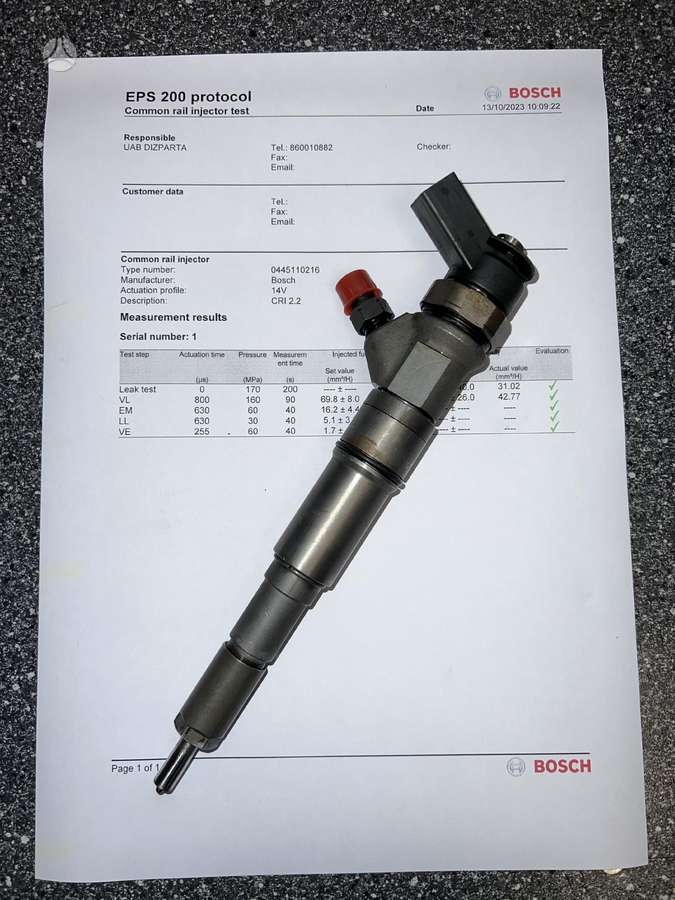 BMW 120, 0445110216 0445110161, injection system