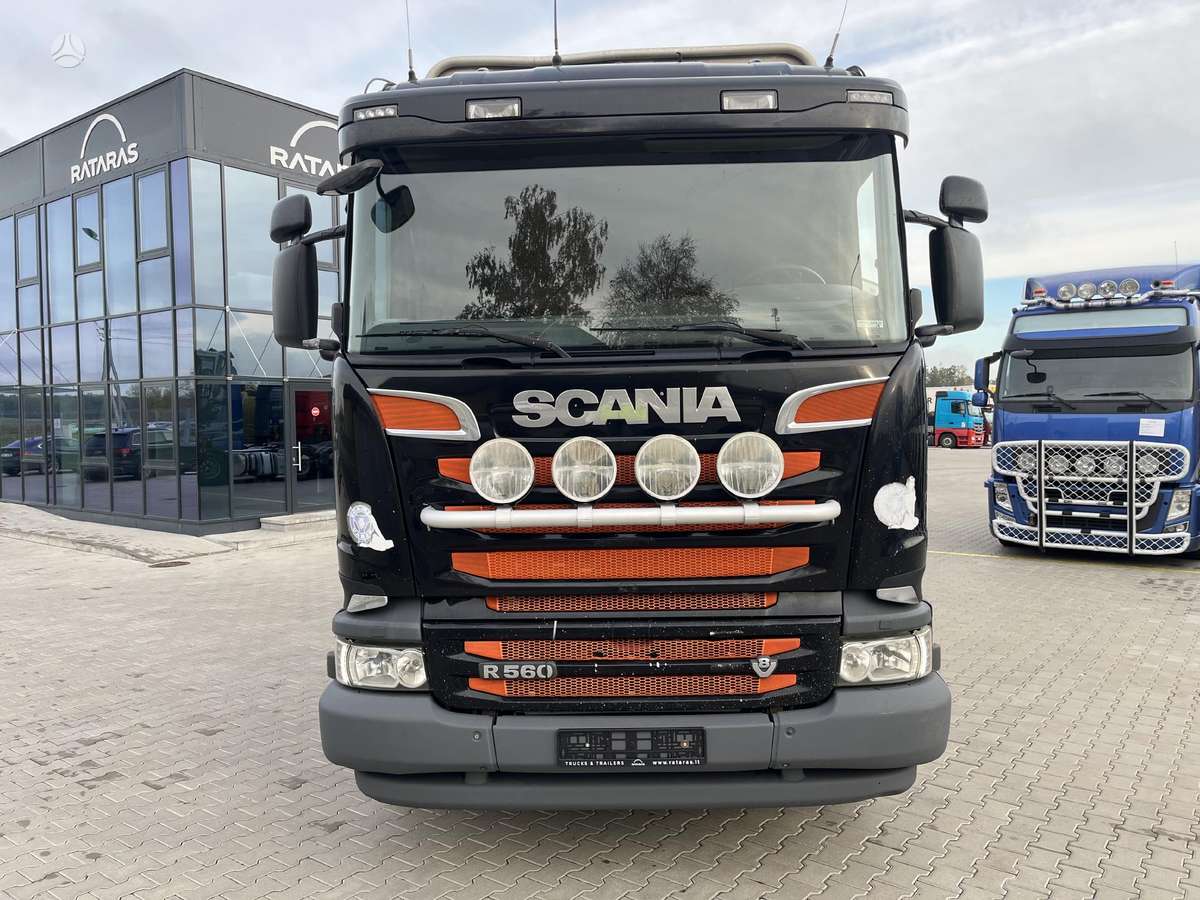 Scania R560 V8, лесовозы