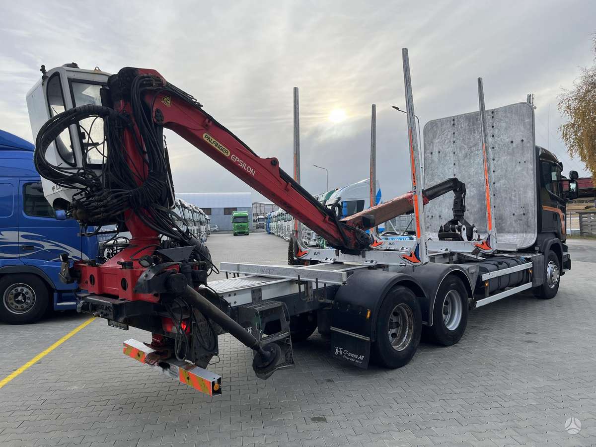 Scania R560 V8, лесовозы