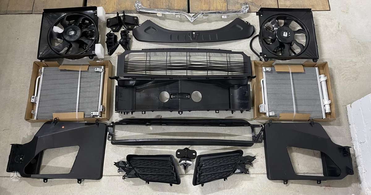 Tesla Model S engine cooling parts
