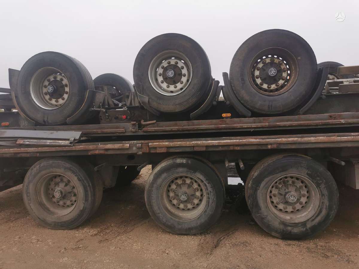 Kögel BPW, dropside with tarpaulin