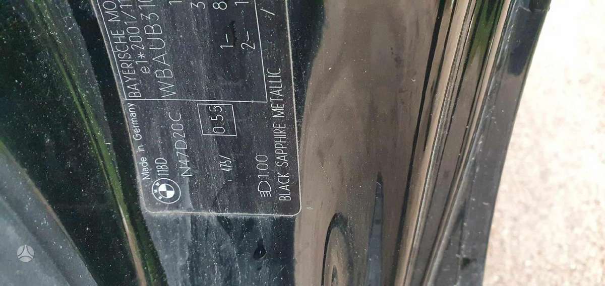 BMW 118 Dalimis