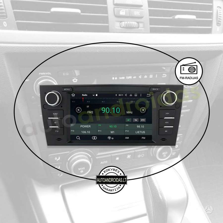 BMW BMW 3 E90 E91 E92 2004-13 Android multimedija automagnetola, мультимедиa с навигацией