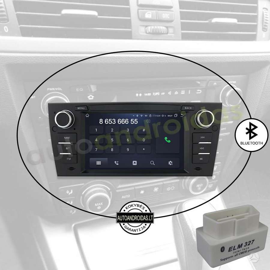 BMW BMW 3 E90 E91 E92 2004-13 Android multimedija automagnetola, мультимедиa с навигацией