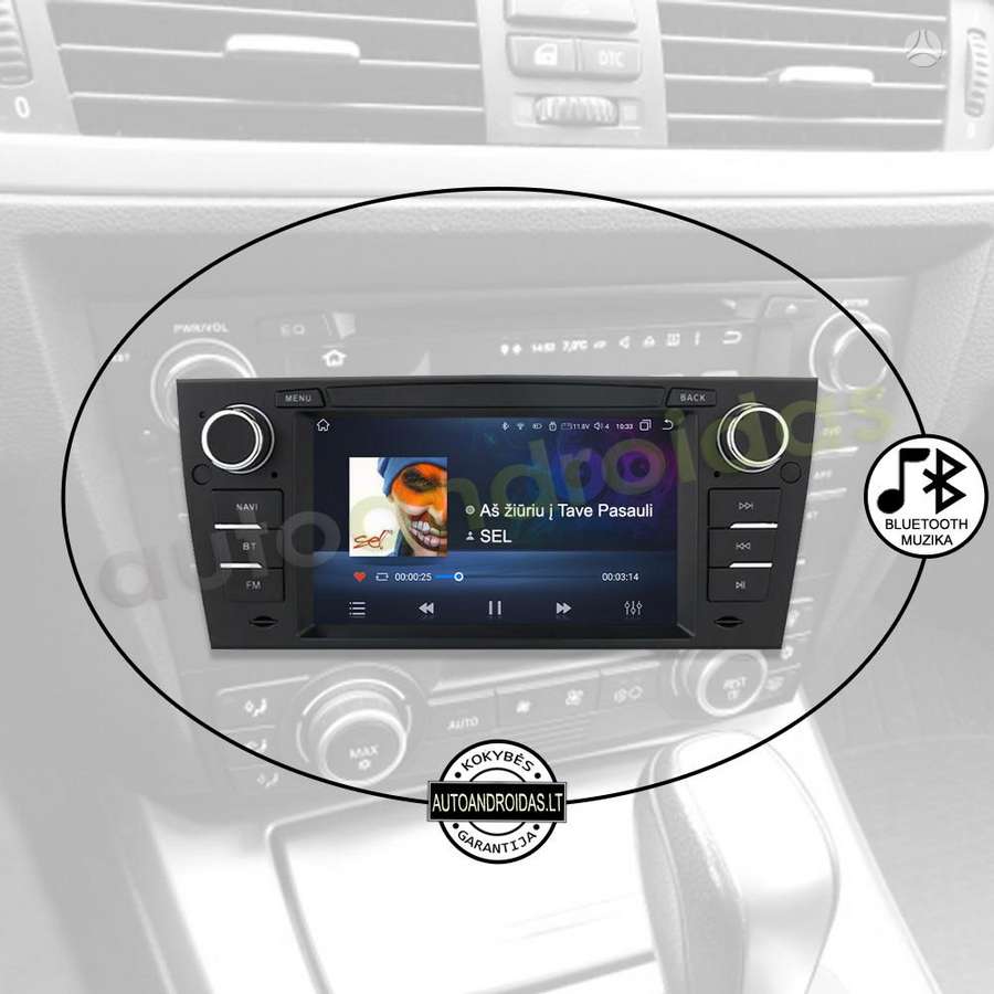 BMW BMW 3 E90 E91 E92 2004-13 Android multimedija automagnetola, multimedija su navigacija
