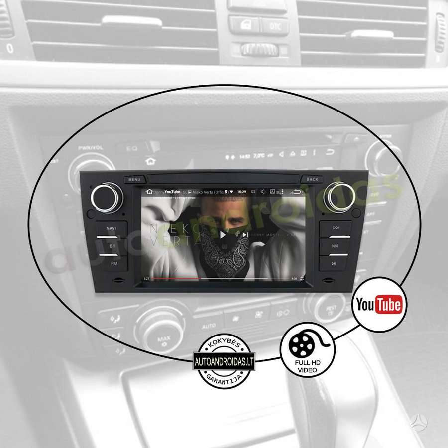 BMW BMW 3 E90 E91 E92 2004-13 Android multimedija automagnetola, мультимедиa с навигацией