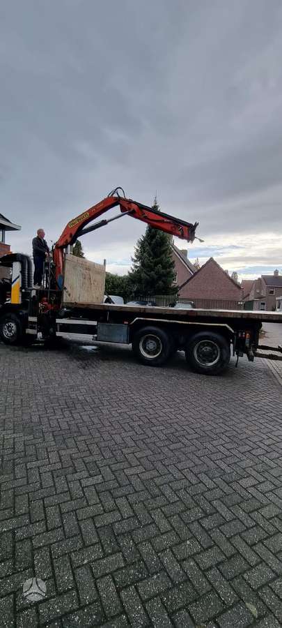 Volvo FM340, самосвалы с краном