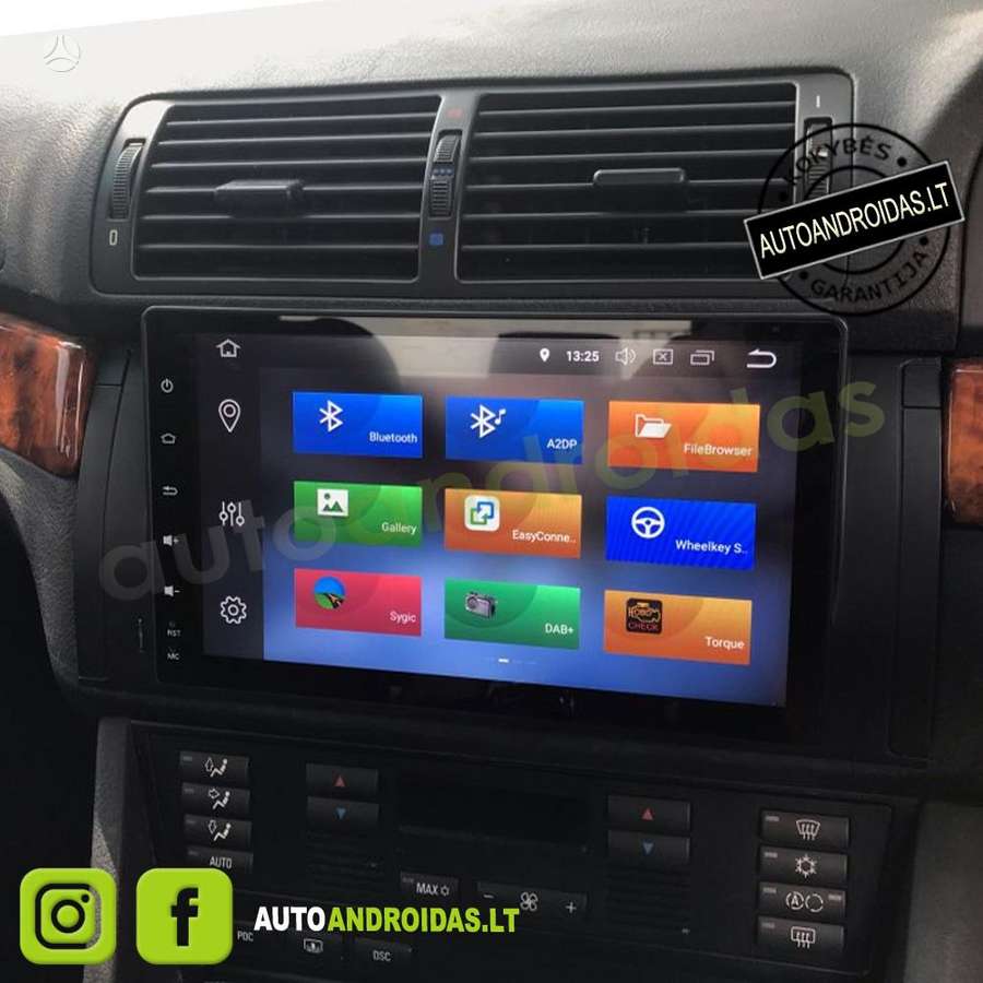 BMW BMW 5 E39 BMW X5 E53 1995-07 Android multimedija automagnetola, multimedia and navigation