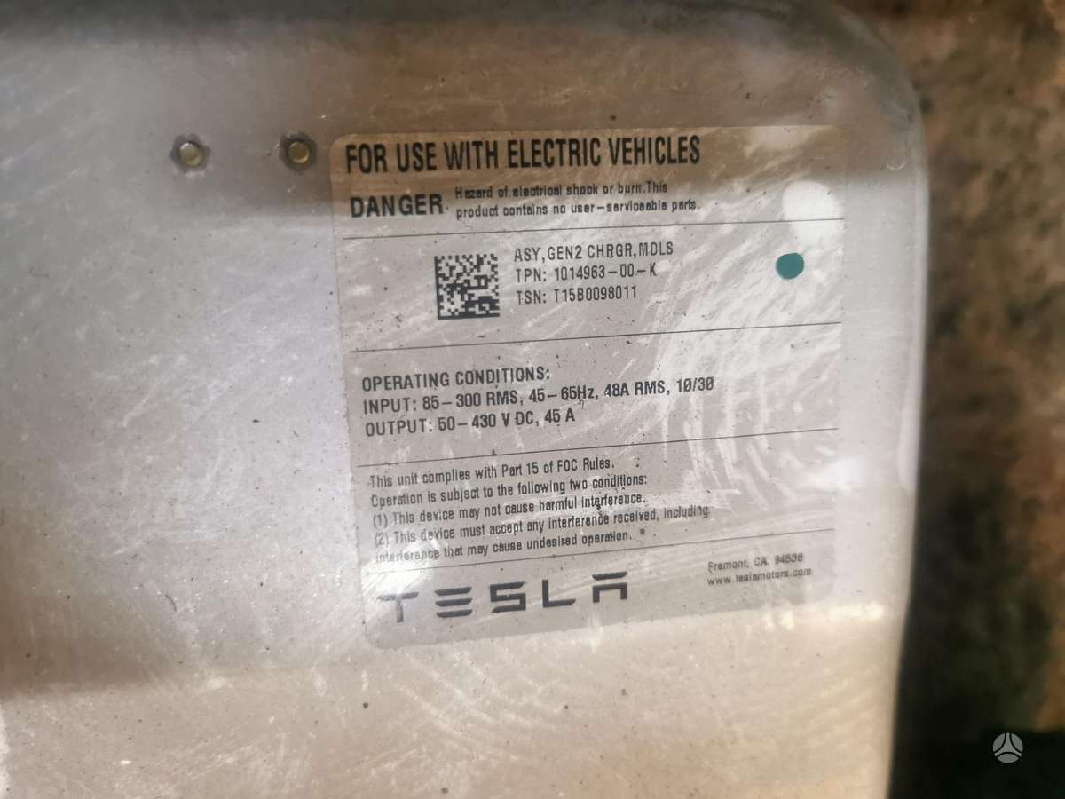 Tesla Model S Trifazio krovimo komplektas