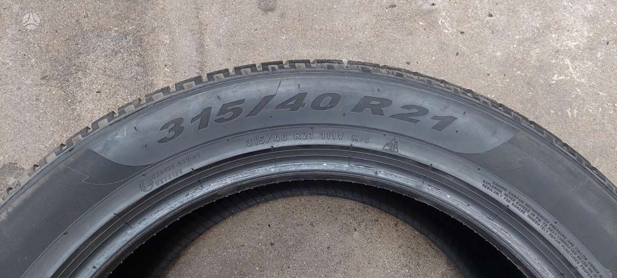 Pirelli, žieminės 315/40 R21