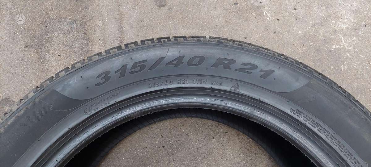 Pirelli, зимние 315/40 R21