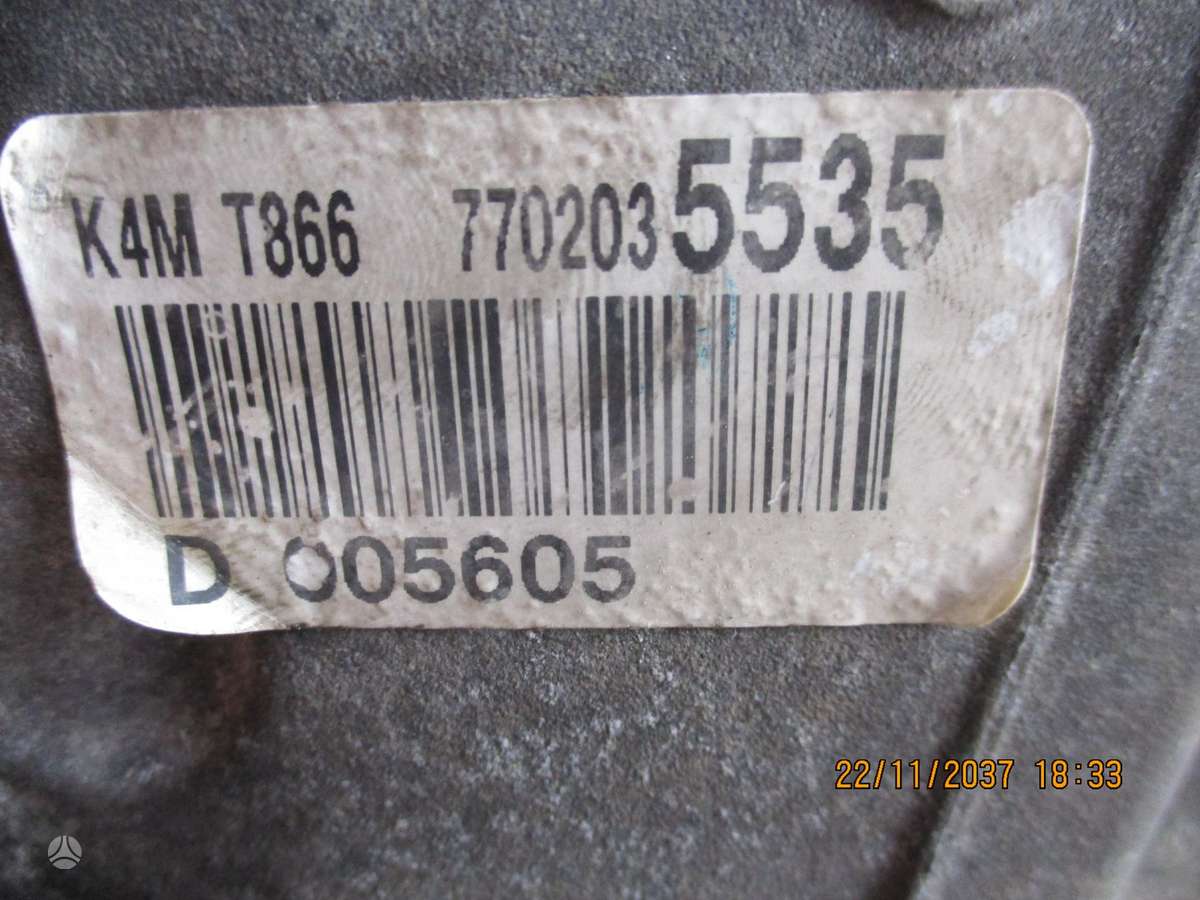 Renault Megane Variklis 1 6b k4m t 866