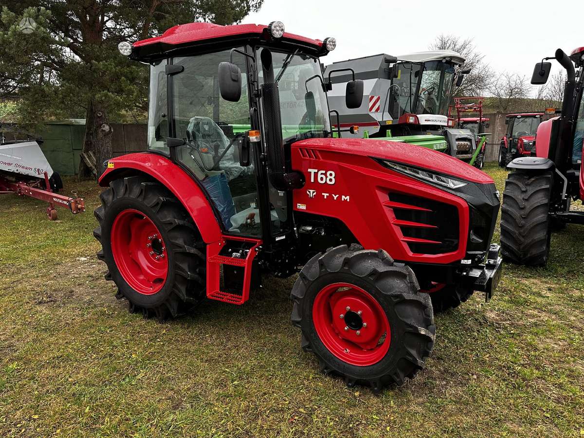 TYM SUPER KAINA IR KOKYBĖ T68, tractors