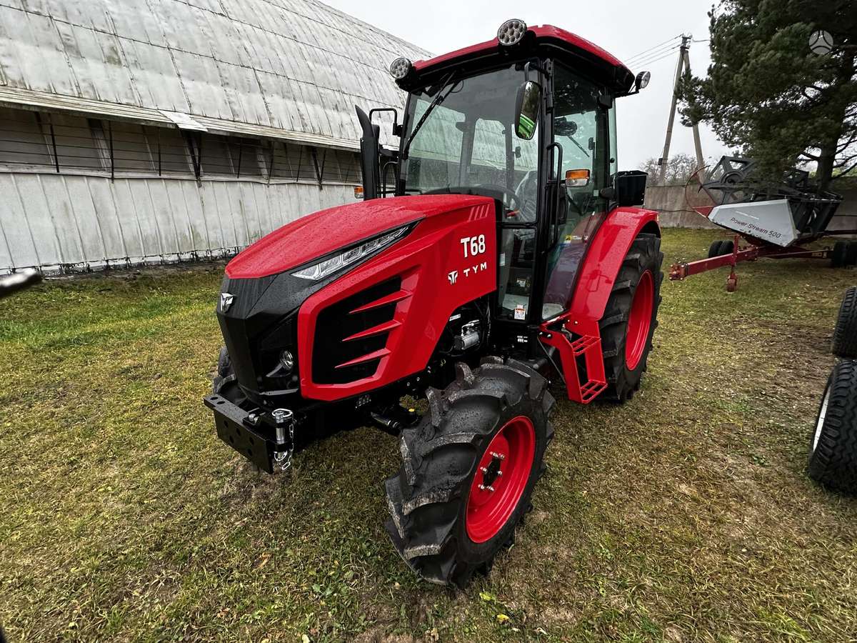 TYM SUPER KAINA IR KOKYBĖ T68, tractors