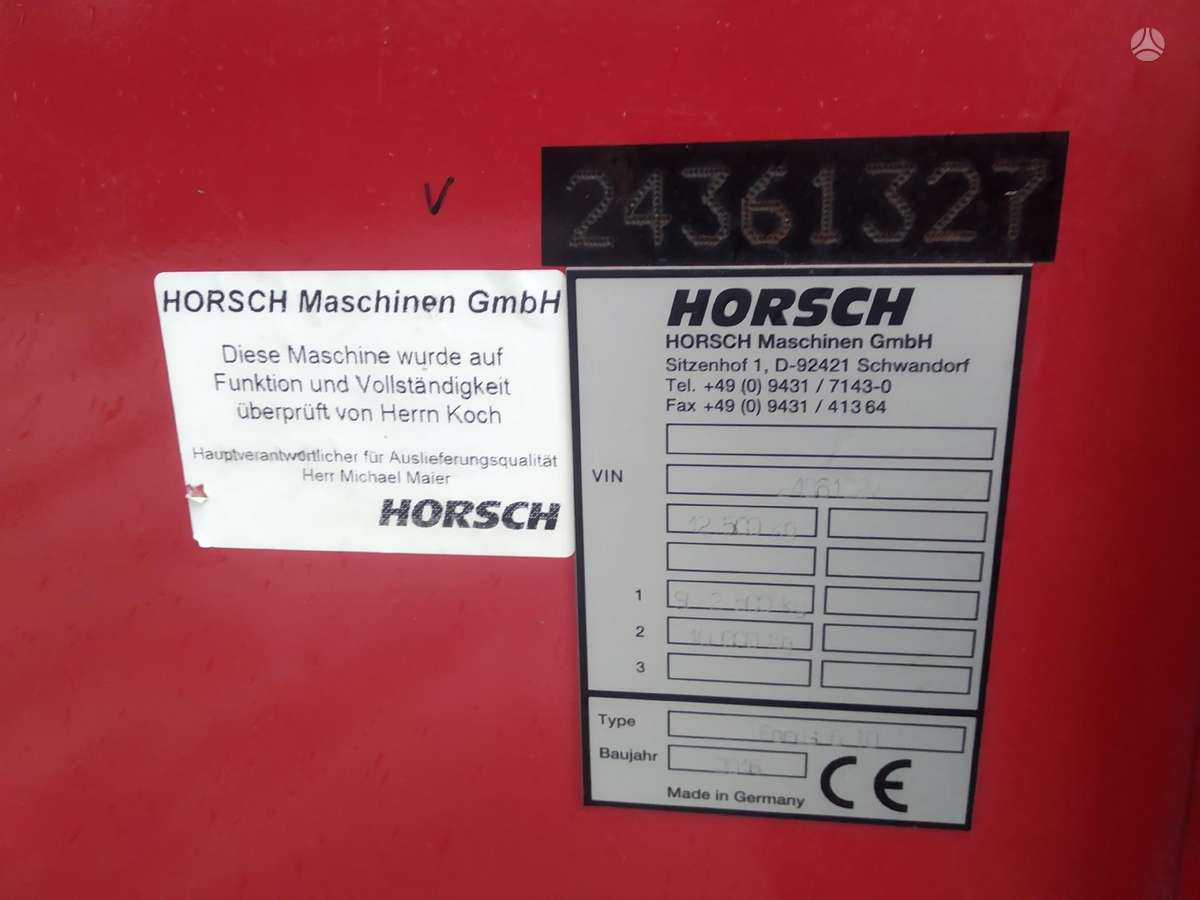 Horsch Focus 6 TD, сеялки, сажалки