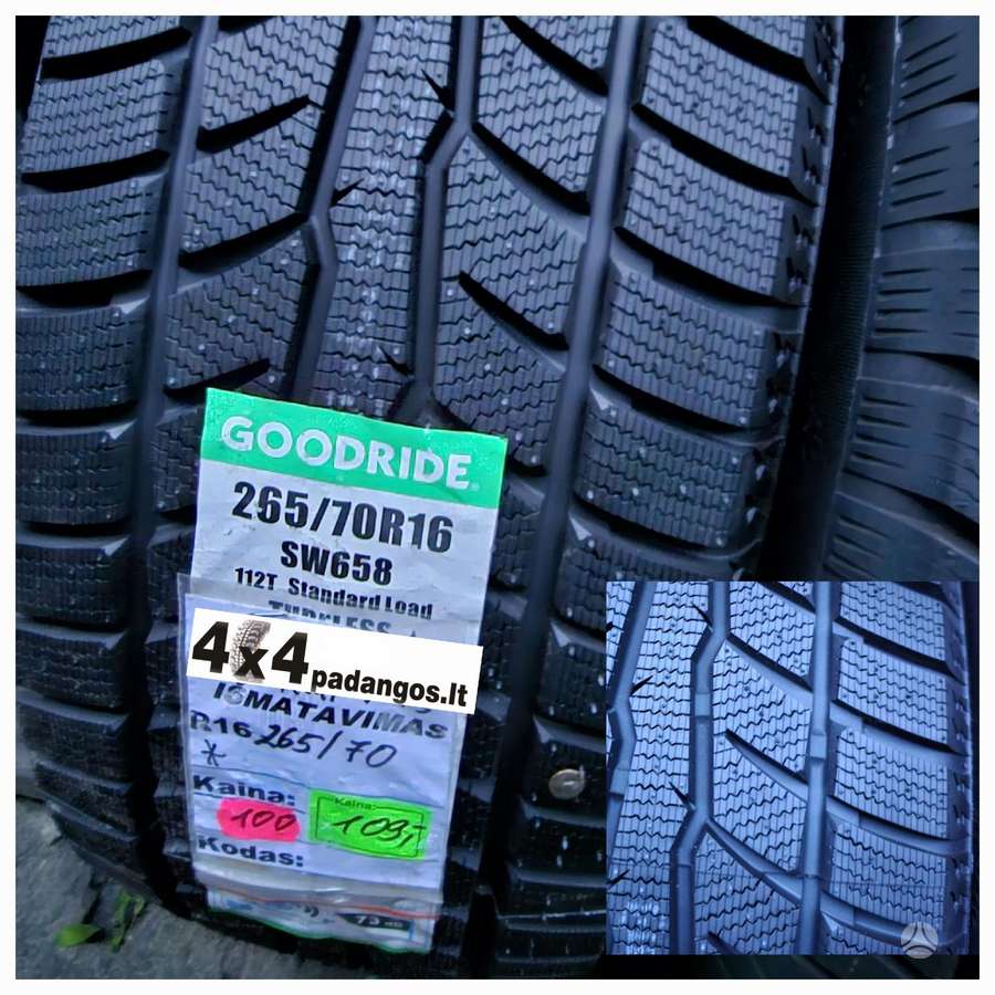 Goodride, žieminės 265/70 R16