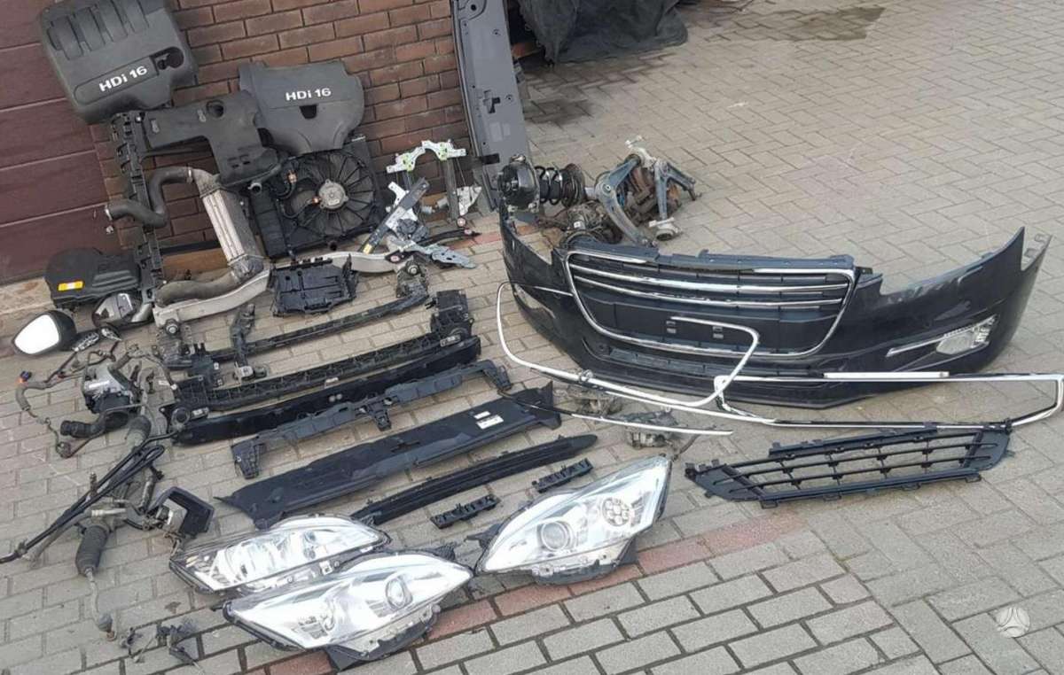 Peugeot 508 kėbulo dalys