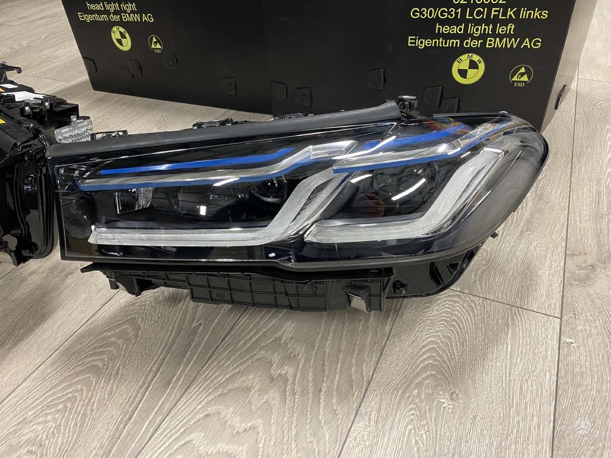 BMW 5 serija žibintai