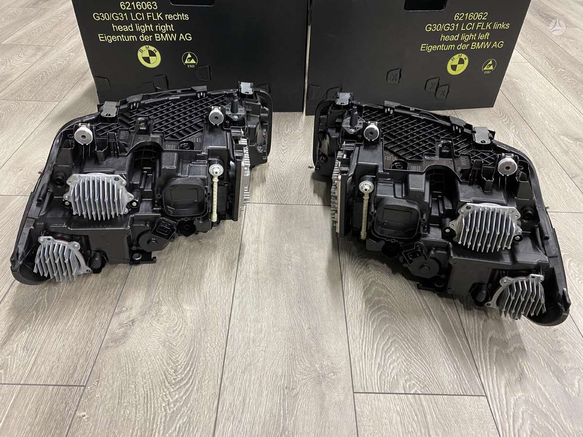 BMW 5 serija žibintai