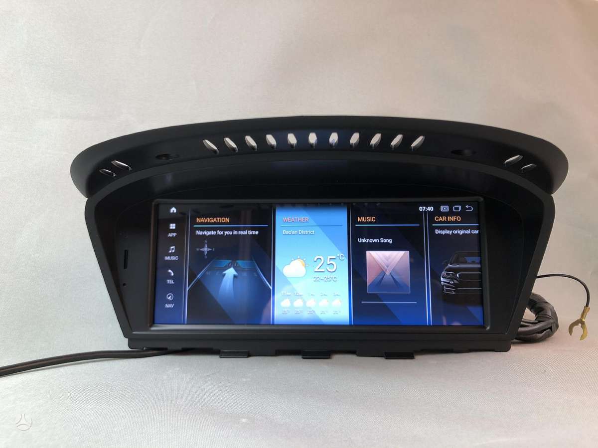 BMW BMW 3 E90 CIC CCC Android 12 E91 E92, мультимедиa с навигацией