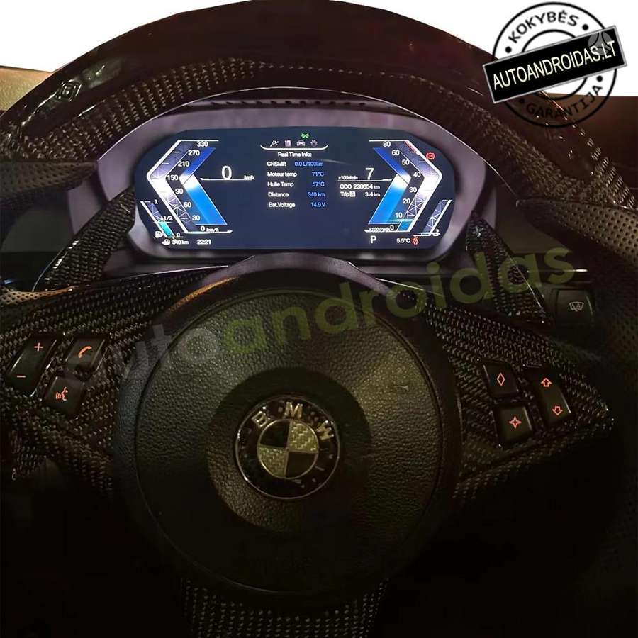BMW X6 instrument panel