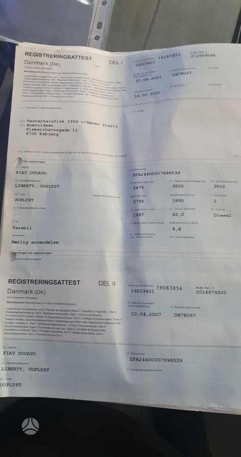 Fiat Ducato, 2.8 l., Коммерческий
