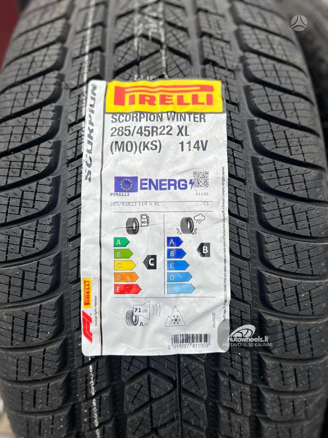 Pirelli Scorpion Winter, žieminės 285/45 R22
