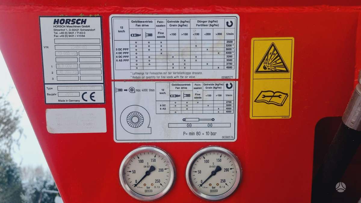 Horsch Pronto 6 DC PPF, сеялки, сажалки