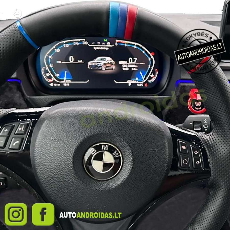 BMW 3 serija prietaisų skydelis