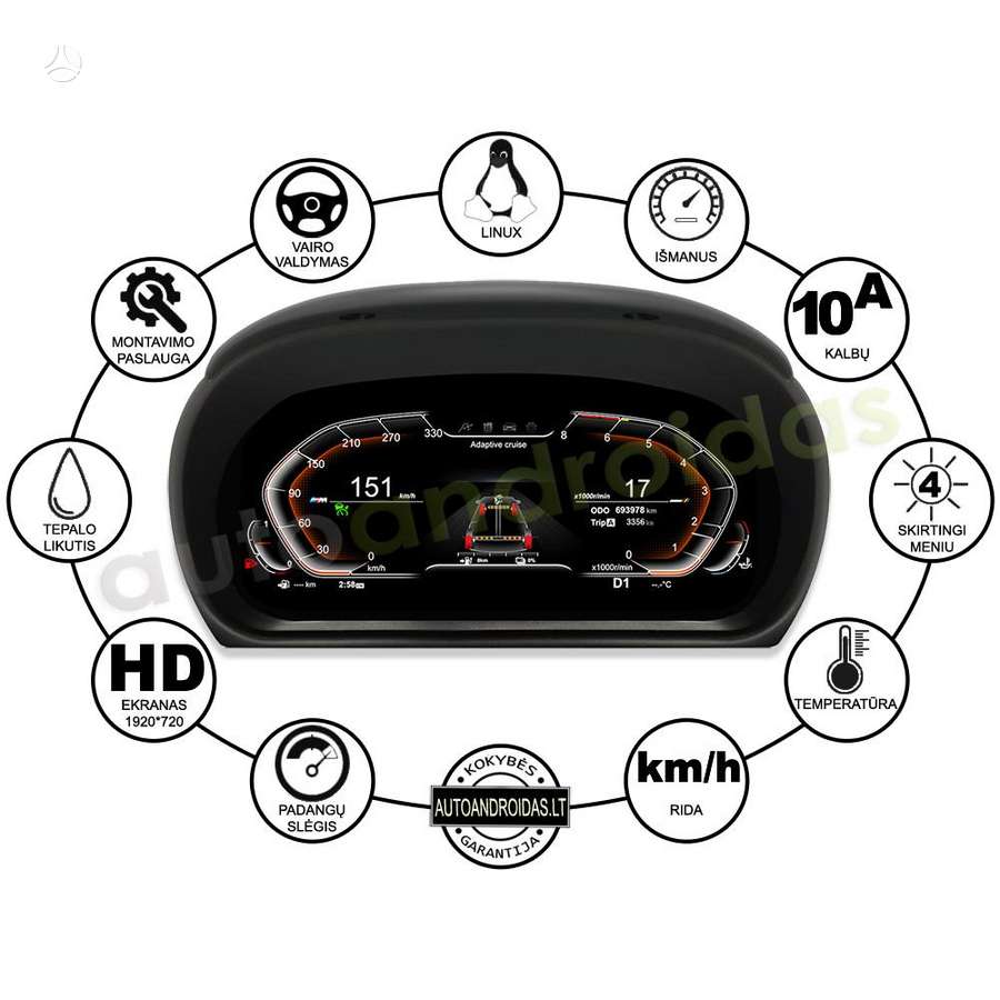 BMW 3 serija instrument panel