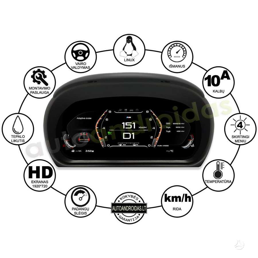 BMW 3 serija instrument panel