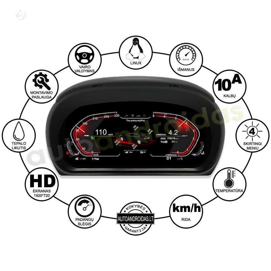 BMW 3 serija instrument panel