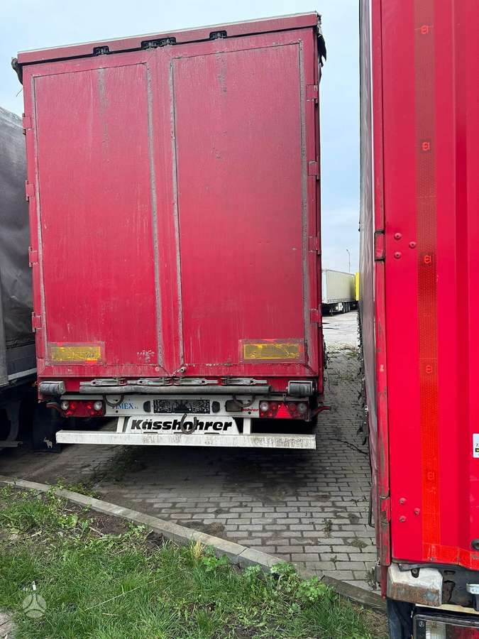 Kässbohrer MAXIMA, dropside with tarpaulin