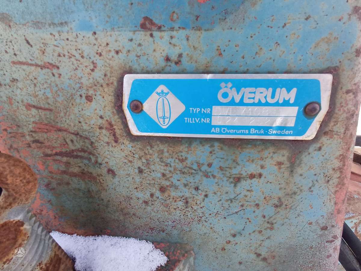 Överum DVL7108H, plūgai
