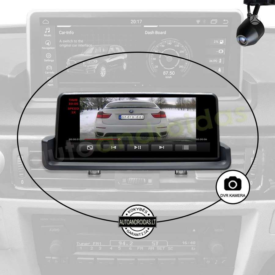 BMW BMW 3 E90, E91 2004-13 Android multimedija navigacija 10 colių ekranu, multimedia and navigation