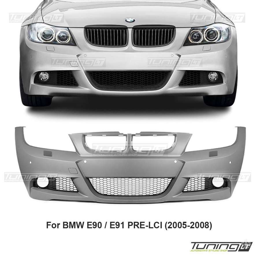 BMW 3 serija E90 e91 apdailos dalys tuning e90 e91 performance dvigubos gro